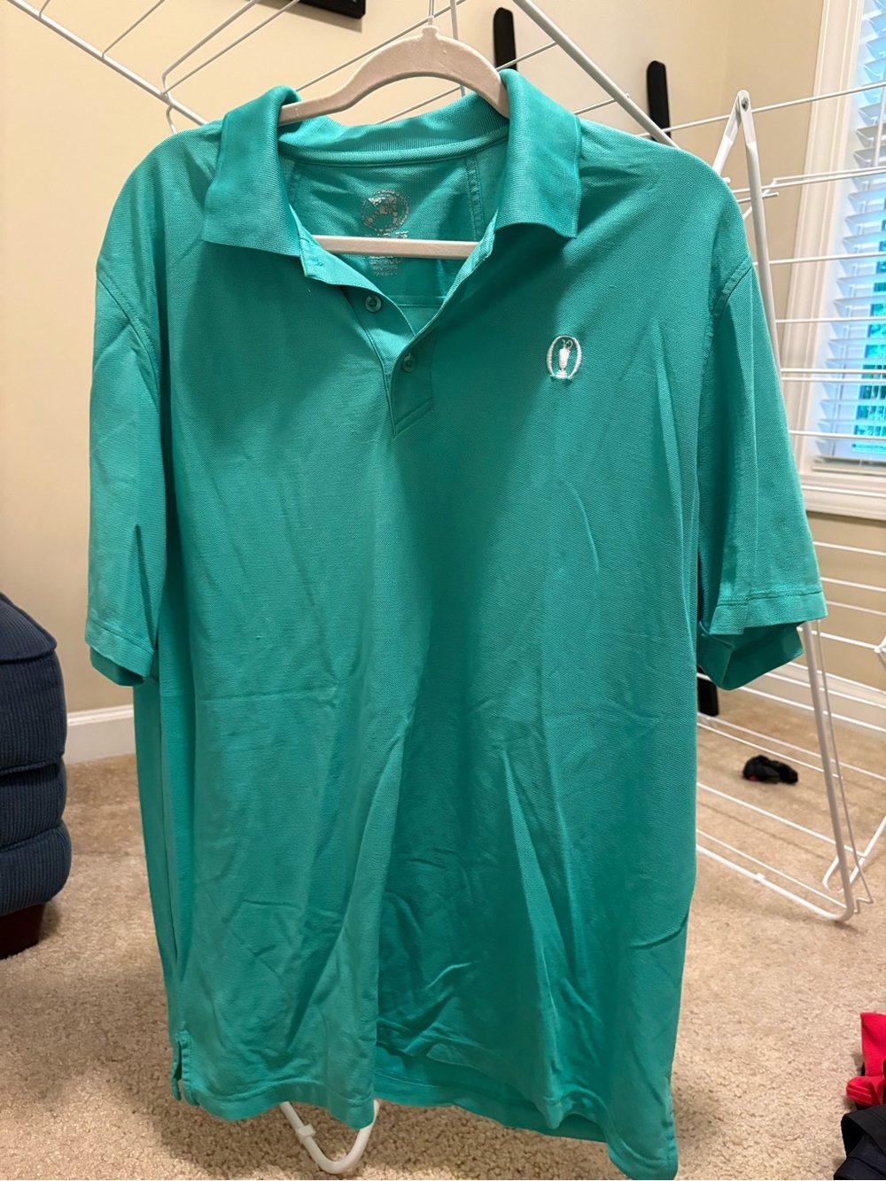 Men's Teal Polo Shirt - Classic Short Sleeve